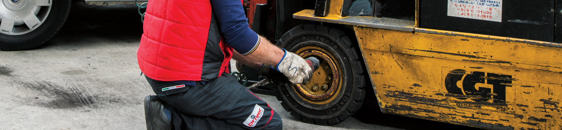 Gomme per carrelli elevatori